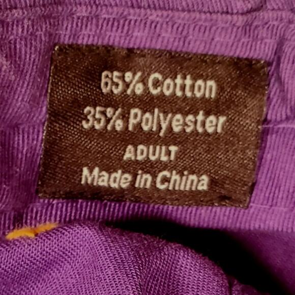 LSU Tigers Starter Baseball Cap Adult Purple Hat  Gold Brim & Embroidery Clean - Picture 7 of 8